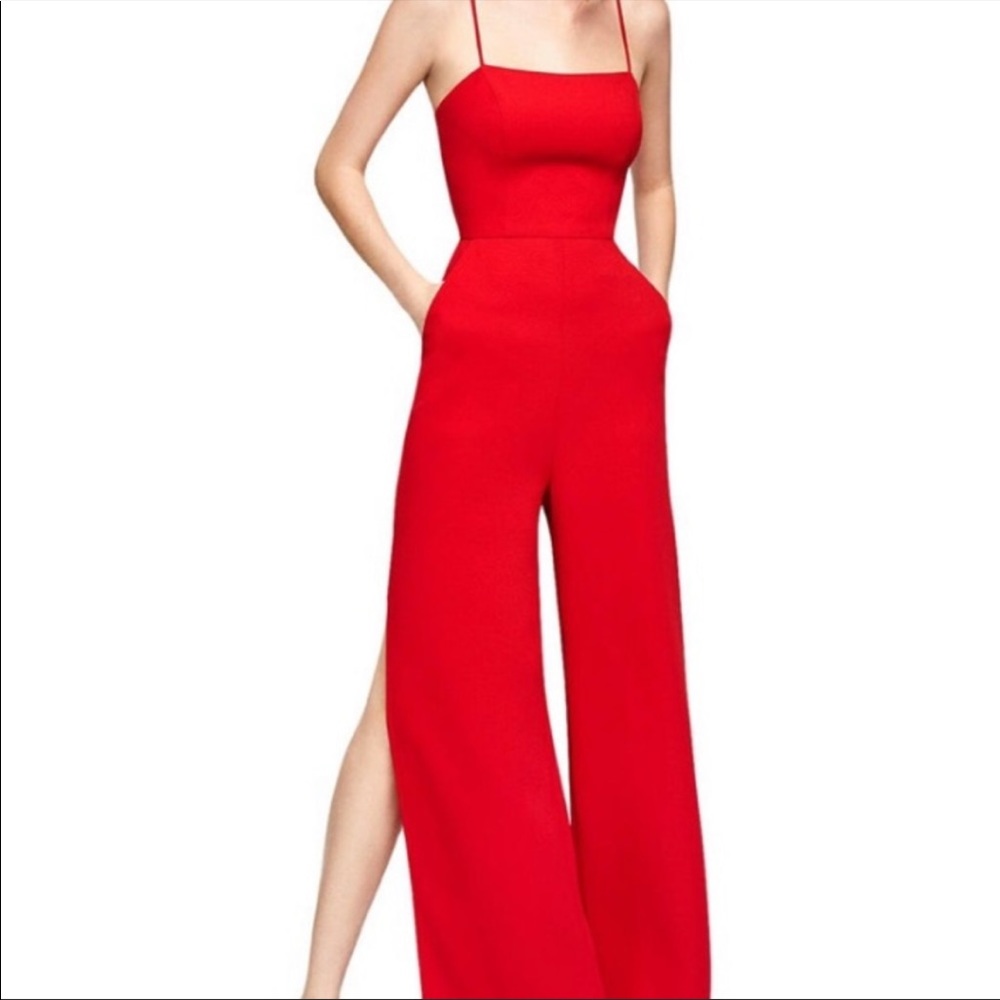 BCBGeneration Red Jumpsuit